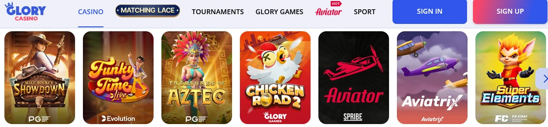 গ্লোরি ক্যাসিনো অফিসিয়াল ওয়েবসাইট বাংলাদেশ ২০২৫